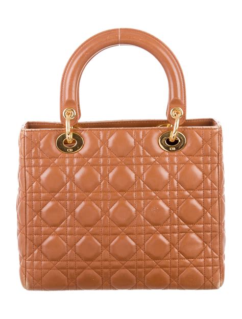 dior baguette brown|lady Dior designer bag.